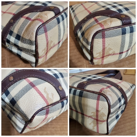 BURBERRY Haymarket Mini Tote Bag - Picture 9 of 10